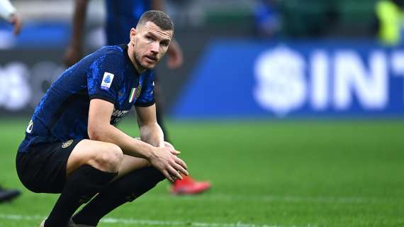 Dzeko lascia il ritiro della Bosnia per infortunio: l'Inter lo riaccoglie oggi e spera di recuperarlo