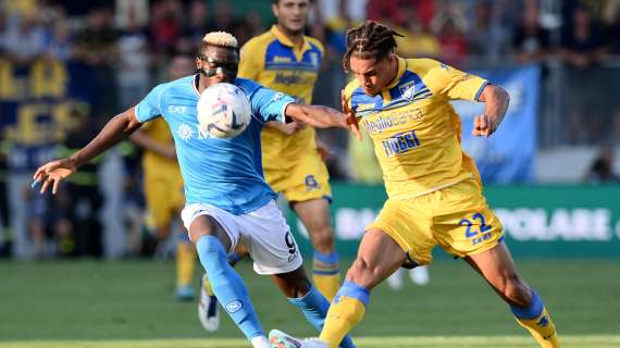 Napoli-Frosinone, i precedenti (in campionato) sorridono agli azzurri: 100% di vittorie