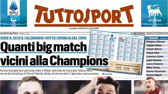 Tuttosport: "De Laurentiis incontra Buongiorno. Ma ci riprova pure l'Inter"