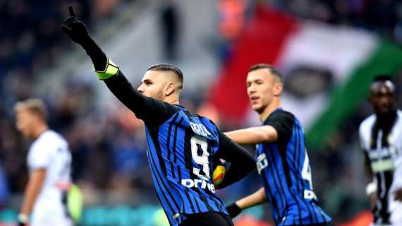 Inter-Udinese 1-1 al 45esimo: botta e risposta nel giro di un minuto a San Siro