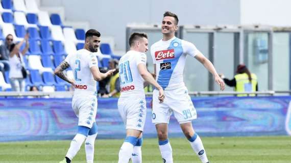 Sassuolo-Napoli 2-2, le pagelle: Marek riapre la gara. Mertens e Insigne, che sfortuna! Milik evita la beffa