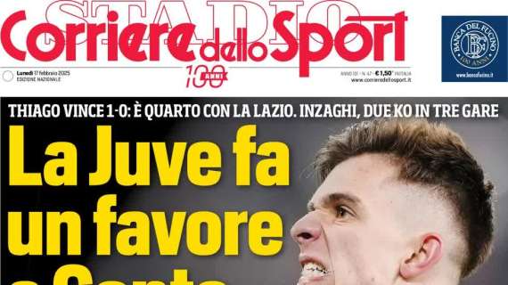 Corriere dello Sport: "La Juve fa un favore a Conte"