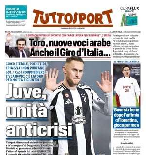 Tuttosport: "Juve, unità anticrisi. Toro, nuove voci arabe"