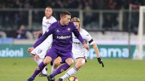Fiorentina in vantaggio sul Palermo al 45esimo: tante polemiche arbitrali nel primo tempo