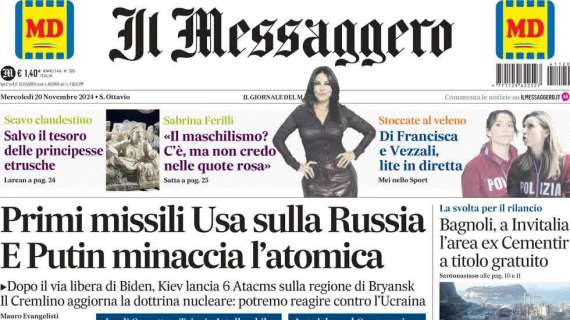 Il Messaggero: "Dybala-Lukaku, amici contro"