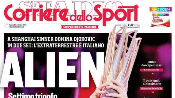 Corriere dello Sport sulla nazionale: "L'Italia gioca in un bunker"