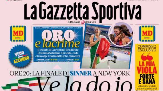 La Gazzetta dello Sport: "L'Italia ha ritrovato il gioco così"