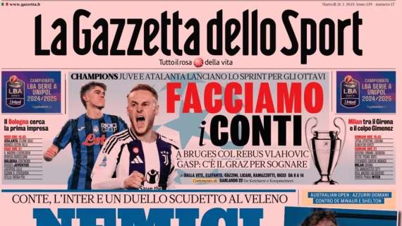 Gazzetta dello Sport: "Conte, l'Inter e un duello scudetto al veleno"