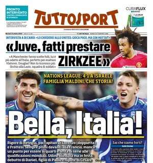 Tuttosport: "Bella Italia. Juve, fatti prestare Zirkzee"