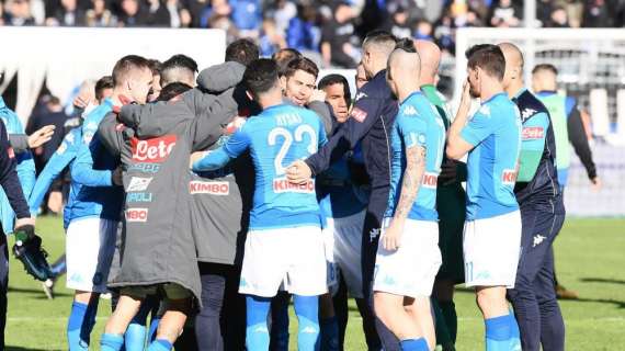 Il Napoli batte l'Atalanta: è la decima vittoria della storia azzurra a Bergamo!