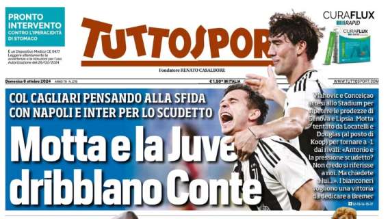 Tuttosport sul botta e risposta a distanza: "Motta e la Juve dribblano Conte"