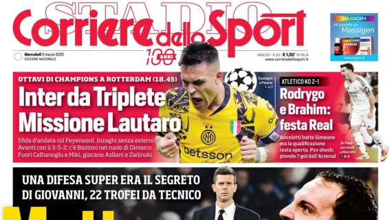 Corriere dello Sport: "Effetto Conte, Napoli infinito"