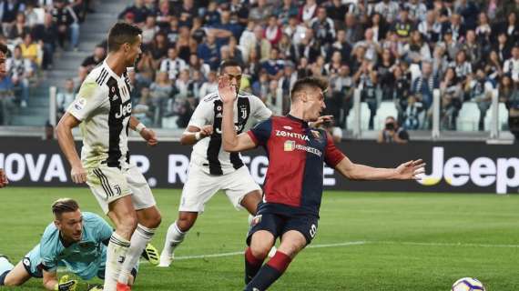 Juve-Genoa 1-0 al 45esimo: i bianconeri dominano, ma vanno a segno una volta sola