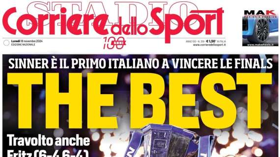 Corriere dello Sport: "Italia, "Rabiot ci sveglia: vince la Francia"