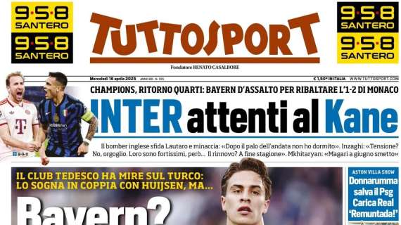 Tuttosport avverte l'Inter: "Attenti al Kane"