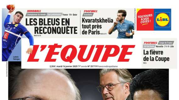 Dalla Francia, l'Equipe in prima: "Kvaratakhelia molto vicino al Psg!"