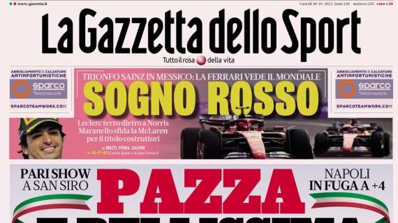 Gazzetta dello Sport: "Pazza e bellissima: 8 gol per Conte"