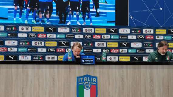 Italia, Mancini: "Barella si è allenato, sta bene. Belotti? Ha grandi chance di giocare"