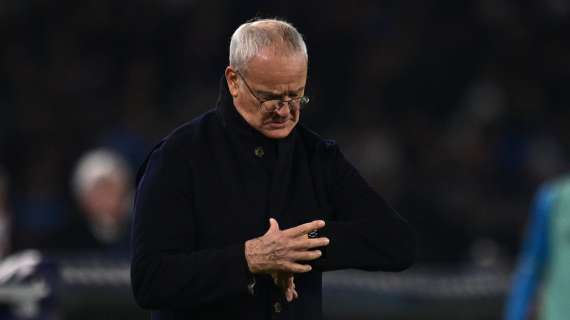 Ranieri torna sul Napoli: "Non mi aspettavo quel tipo di partita"