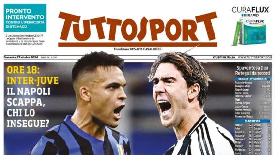 Tuttosport in vista di Inter-Juventus: "Fuori l'anti-Conte!"