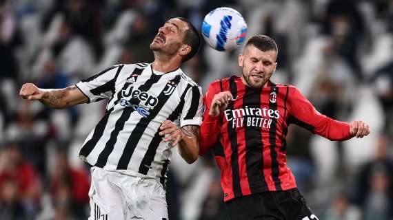 Juve difensiva nel secondo tempo, il Milan la riacciuffa: 1-1 a Torino