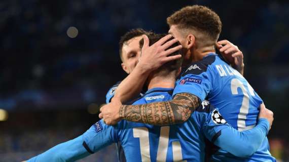 Napoli mai così bene in Champions: azzurri imbattuti per la prima volta ai gironi