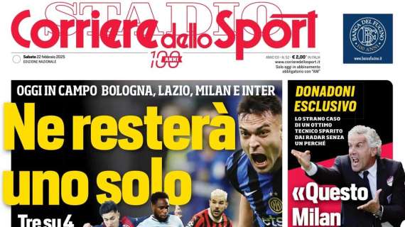 Corriere dello Sport: "La serie di Conte: il Napoli vola in trasferta"