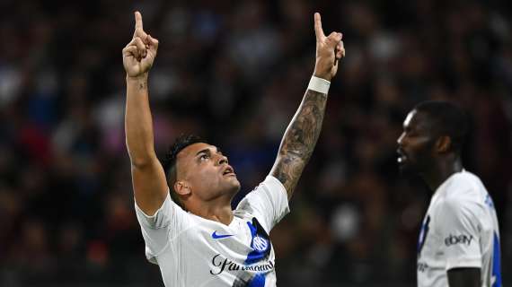 Lautaro entra e fa volare l'Inter con un poker: Salernitana travolta nel finale