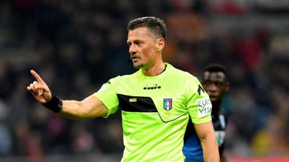 Serie A, le designazioni del 20 turno: Giacomelli per l'Inter, Juve a Di Bello