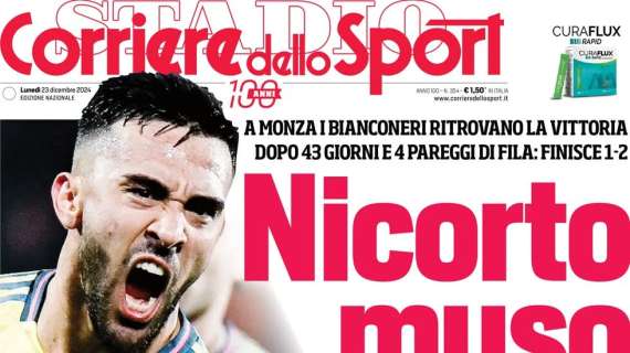 Corriere dello Sport: "Gasp si riprende la vetta e sorpassa il Napoli"