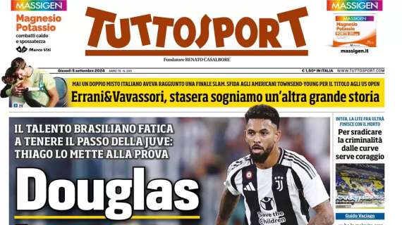 Tuttosport: "Douglas, lezioni di Motta. Il brasiliano fatica"