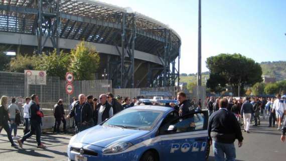 Napoli-Inter, controlli più lunghi e rischio file: domani cancelli aperti dalle 16.30