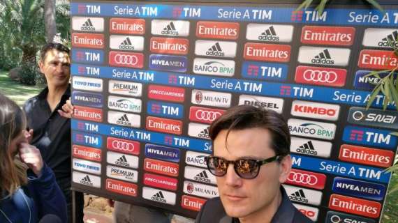 Milan, Montella ammette: "Napoli, Juve e Roma sono molto avanti a noi"