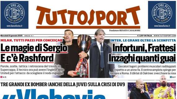 Tuttosport sui problemi di casa Inter: "Infortuni, Frattesi: Inzaghi, quanti guai"