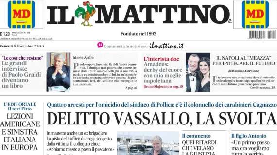 Il Mattino con Amadeus su Inter-Napoli: "Derby con mia moglie napoletana"