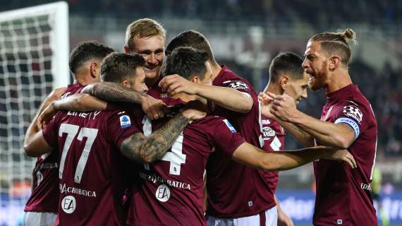Solo il Milan meglio del Torino: granata imbattuti da sei partite in Serie A