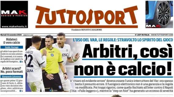 Tuttosport: "Arbitri, così non è calcio. Juve su Zirkzee"