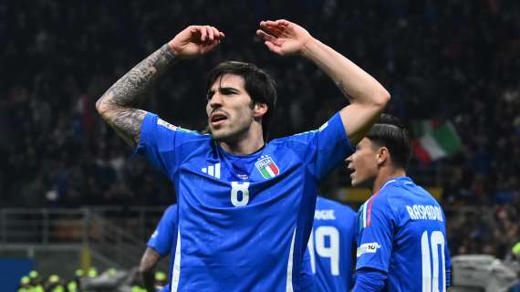 Italia subito avanti sulla Germania: Politano propizia il gol di Tonali