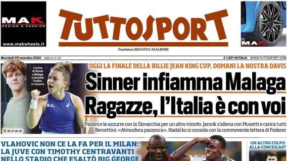 Tuttosport sulla Juve: "Weah nel nome di papà"