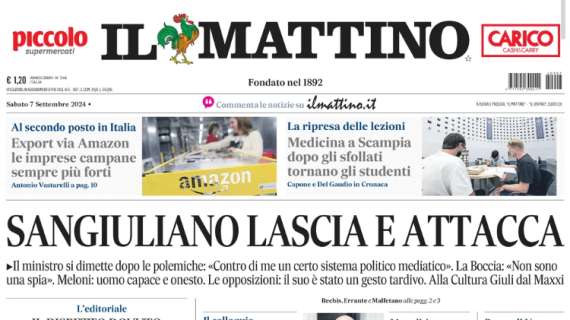 Il Mattino: "Azzurri super!"