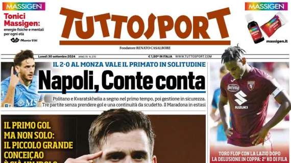 Tuttosport: "Napoli, Conte comanda"