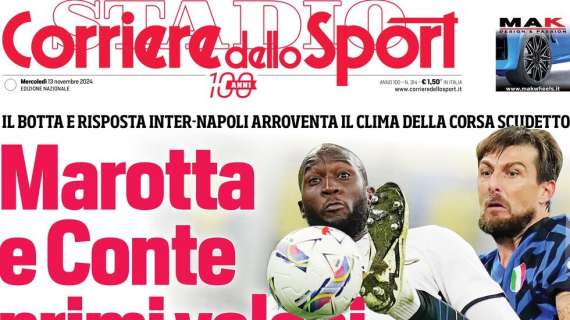 Corriere dello Sport: "Marotta e Conte primi veleni"