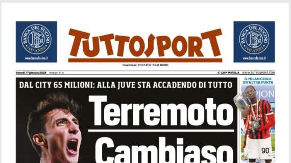 Tuttosport: "Terremoto Cambiaso: alla Juve sta accadendo di tutto"