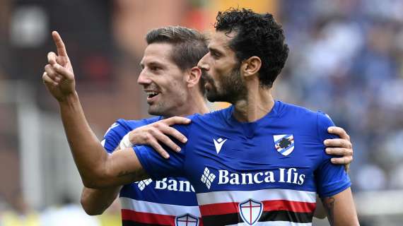 Sampdoria, Candreva: "Vittoria già passata, ora dobbiamo pensare alla difficile sfida col Napoli"