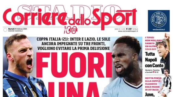 Corriere dello Sport: "Tutta Napoli con Conte"