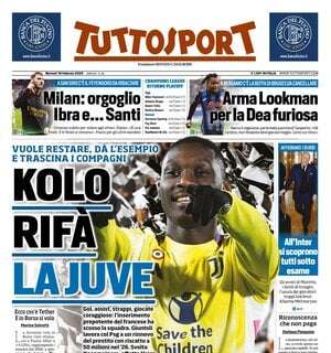 Tuttosport: "Kolo rifà la Juve. Arma Lookman per la Dea"