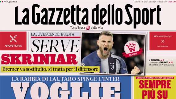 Gazzetta: "Juve, serve Skriniar"