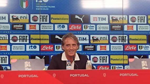 Italia, Mancini: "Proveremo a conquistare il primo posto. Dobbiamo riprendere il cammino di un mese fa. Balotelli? Nessuno è bocciato a priori"