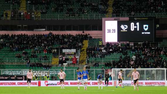 Palermo, ammenda dopo la gara contro la Sampdoria