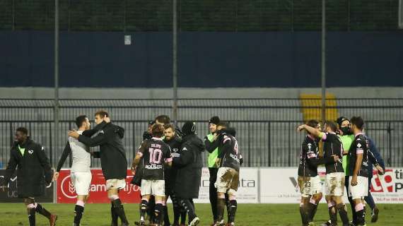 Serie C, Virtus Francavilla-Palermo 1-2 f.p.t.